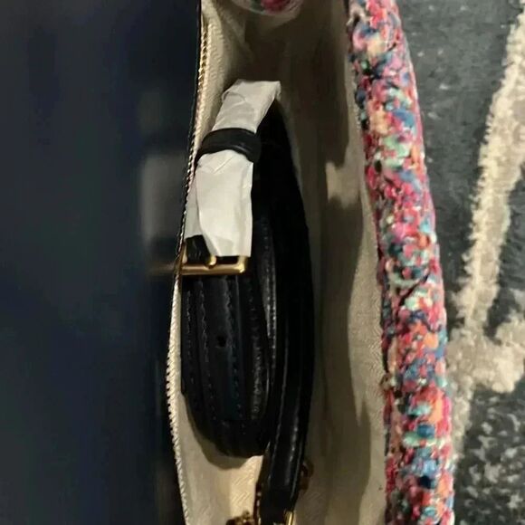 NWT Multicolor Tweed Tory Burch Purse - Picture 10 of 10